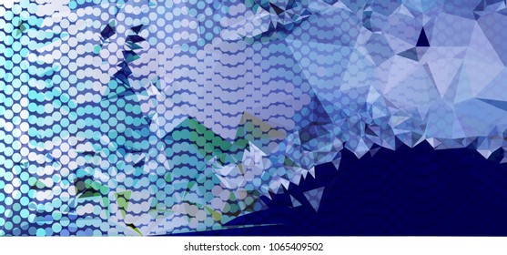 Abstract background with dots. Horizontal banner, texture, flyer, layout, postcard. Vector clip art