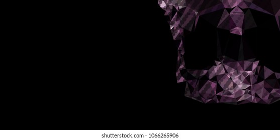 Abstract background with dots. Horizontal banner, texture, flyer, layout, postcard. Vector clip art