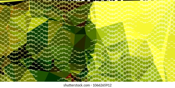 Abstract background with dots. Horizontal banner, texture, flyer, layout, postcard. Vector clip art