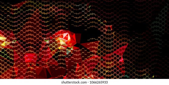 Abstract background with dots. Horizontal banner, texture, flyer, layout, postcard. Vector clip art