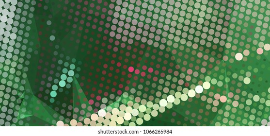 Abstract background with dots. Horizontal banner, texture, flyer, layout, postcard. Vector clip art
