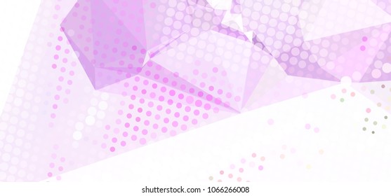 Abstract background with dots. Horizontal banner, texture, flyer, layout, postcard. Vector clip art