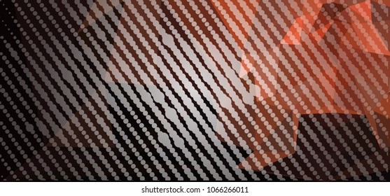 Abstract background with dots. Horizontal banner, texture, flyer, layout, postcard. Vector clip art