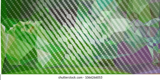 Abstract background with dots. Horizontal banner, texture, flyer, layout, postcard. Vector clip art