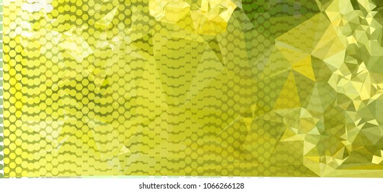 Abstract background with dots. Horizontal banner, texture, flyer, layout, postcard. Vector clip art