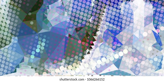 Abstract background with dots. Horizontal banner, texture, flyer, layout, postcard. Vector clip art