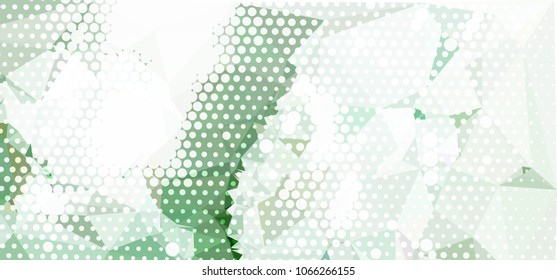 Abstract background with dots. Horizontal banner, texture, flyer, layout, postcard. Vector clip art
