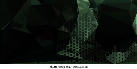 Abstract background with dots. Horizontal banner, texture, flyer, layout, postcard. Vector clip art