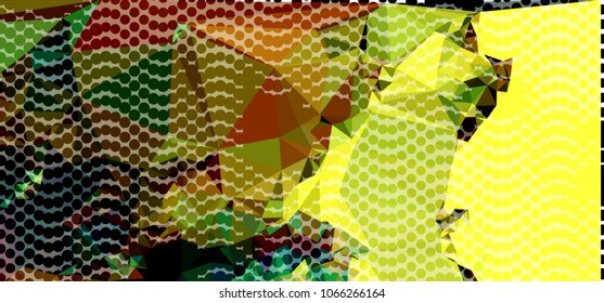 Abstract background with dots. Horizontal banner, texture, flyer, layout, postcard. Vector clip art