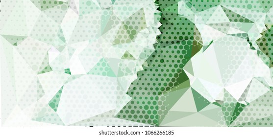 Abstract background with dots. Horizontal banner, texture, flyer, layout, postcard. Vector clip art