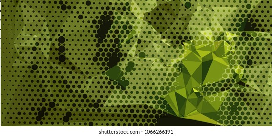Abstract background with dots. Horizontal banner, texture, flyer, layout, postcard. Vector clip art