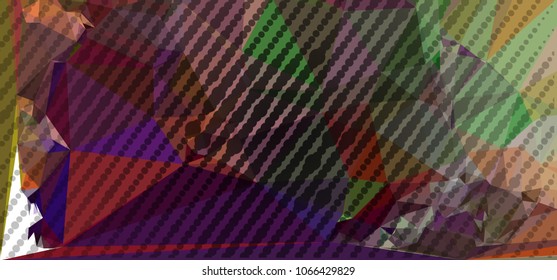 Abstract background with dots. Horizontal banner, texture, flyer, layout, postcard. Vector clip art