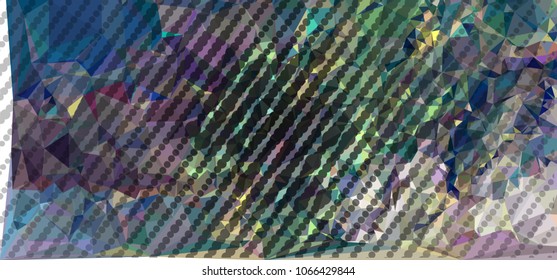 Abstract background with dots. Horizontal banner, texture, flyer, layout, postcard. Vector clip art