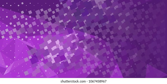 Abstract background with dots. Horizontal banner, texture, flyer, layout, postcard. Vector clip art