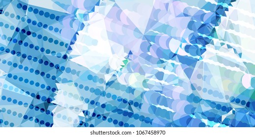 Abstract background with dots. Horizontal banner, texture, flyer, layout, postcard. Vector clip art