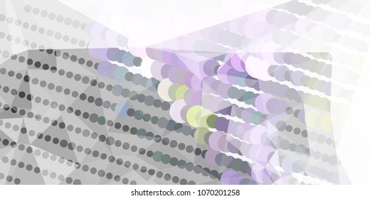 Abstract background with dots. Horizontal banner, texture, flyer, layout, postcard. Vector clip art
