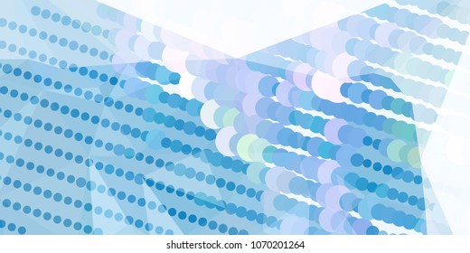 Abstract background with dots. Horizontal banner, texture, flyer, layout, postcard. Vector clip art