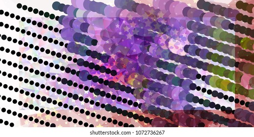 Abstract background with dots. Horizontal banner, texture, flyer, layout, postcard. Vector clip art