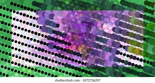 Abstract background with dots. Horizontal banner, texture, flyer, layout, postcard. Vector clip art