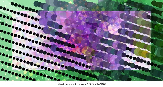 Abstract background with dots. Horizontal banner, texture, flyer, layout, postcard. Vector clip art