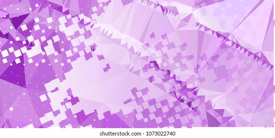 Abstract background with dots. Horizontal banner, texture, flyer, layout, postcard. Vector clip art