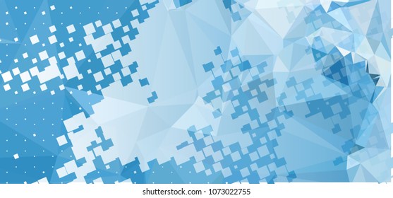 Abstract background with dots. Horizontal banner, texture, flyer, layout, postcard. Vector clip art