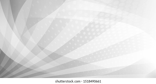 Abstract background of dots and intersecting lines in gray colors