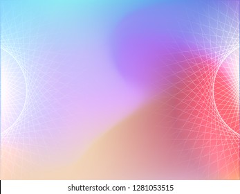 Abstract background with dots and lines Free Vector