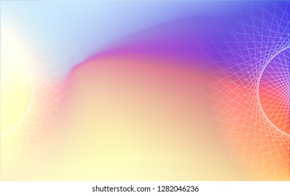 Abstract background with dots and lines Free Vector