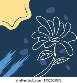 abstrakter Hintergrund, mit verschiedenen Formen und doodlen Objekten, Vektorgrafik-Design