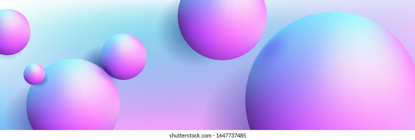 Fondo abstracto con esfera brillante de ensueño flotando en el aire, ilustración 3d.