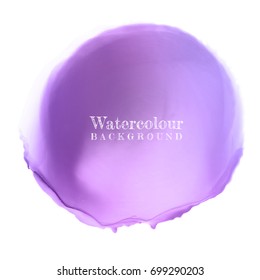 Abstract background with a dripping watercolour texture