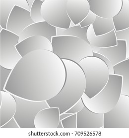 Abstract background with drop shadows. Paper petal Vector illustration. eeps 10