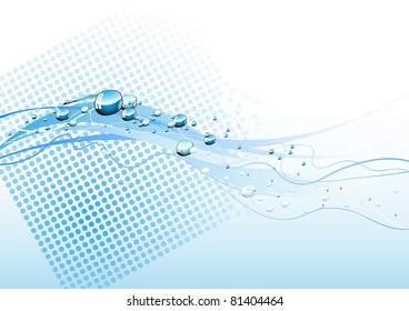 abstract background with drops