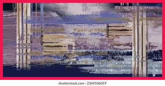 Abstract background dupatta and design