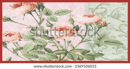 Abstract background dupatta and design