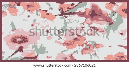 Abstract background dupatta and design