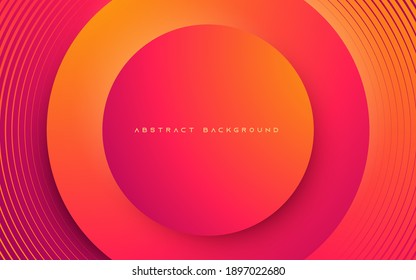 Abstract background dynamic circle layer shape