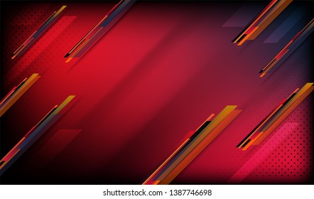 abstract background with dynamic color stripes and dots texture for web, advertising, media and presentation concepts, vector illustration