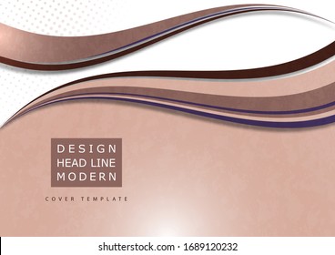 Fondo abstracto, líneas lisas dinámicas de color, ondas, textura. Diseño artístico para su proyecto empresarial. Ilustración del vector