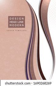 Fondo abstracto, líneas lisas dinámicas de color, ondas, textura. Diseño artístico para su proyecto empresarial. Ilustración del vector