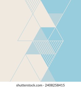 Abstract background of dynamic cubes for home and office decor.