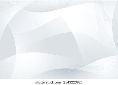 Abstract background with dynamic curve lines, Digital future technology concept background, vector illustration