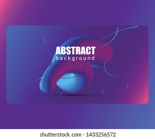 Abstract background with dynamic effect. 3d vector Illustration. For posters, social media marketing posts