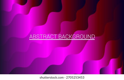 Abstrakter Hintergrund mit dynamischem Effekt. Abstrakter bunter Kurvenhintergrund. Modernes Muster. Vektorgrafik.