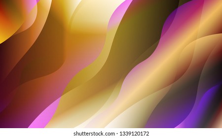 Abstract Background With Dynamic Effect. For Cover Page, Landing Page, Banner. Vector Illustration with Color Gradient.