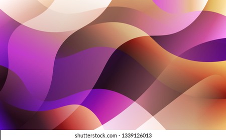 Abstract Background With Dynamic Effect. For Cover Page, Landing Page, Banner. Vector Illustration with Color Gradient.