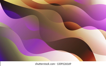Abstract Background With Dynamic Effect. For Cover Page, Landing Page, Banner. Vector Illustration with Color Gradient.