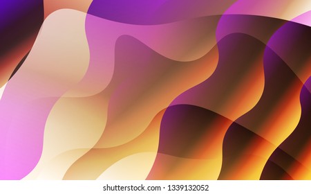 Abstract Background With Dynamic Effect. For Cover Page, Landing Page, Banner. Vector Illustration with Color Gradient.