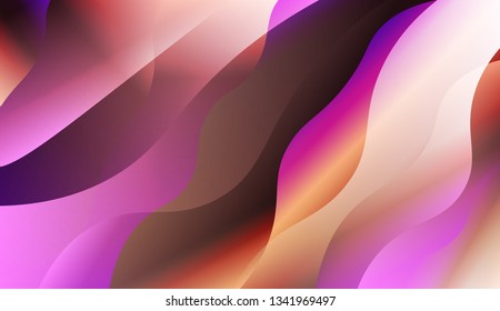Abstract Background With Dynamic Effect. For Cover Page, Landing Page, Banner. Vector Illustration with Color Gradient.